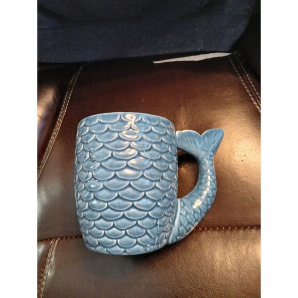 Blue Mermaid Tail Mug Cup - Picture 3 of 6